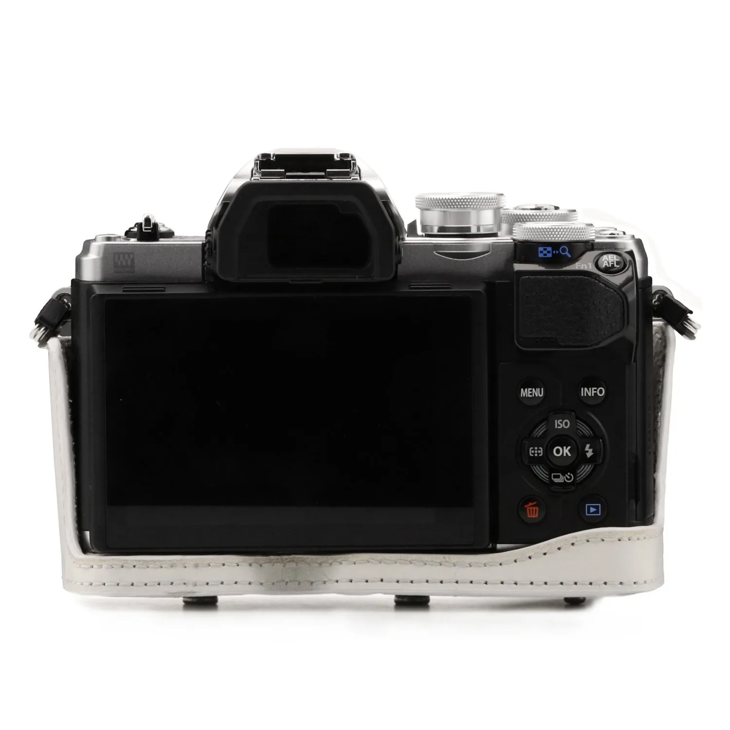MegaGear Ever Ready Olympus OM-D E-M10 Mark III custodia bianca