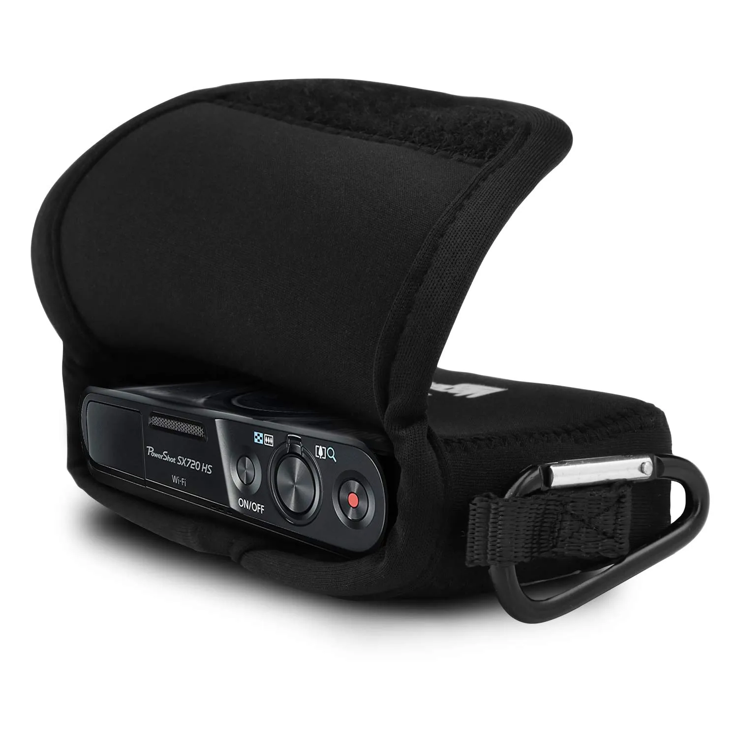 MegaGear MG021 custodia neoprene Canon SX720 nera