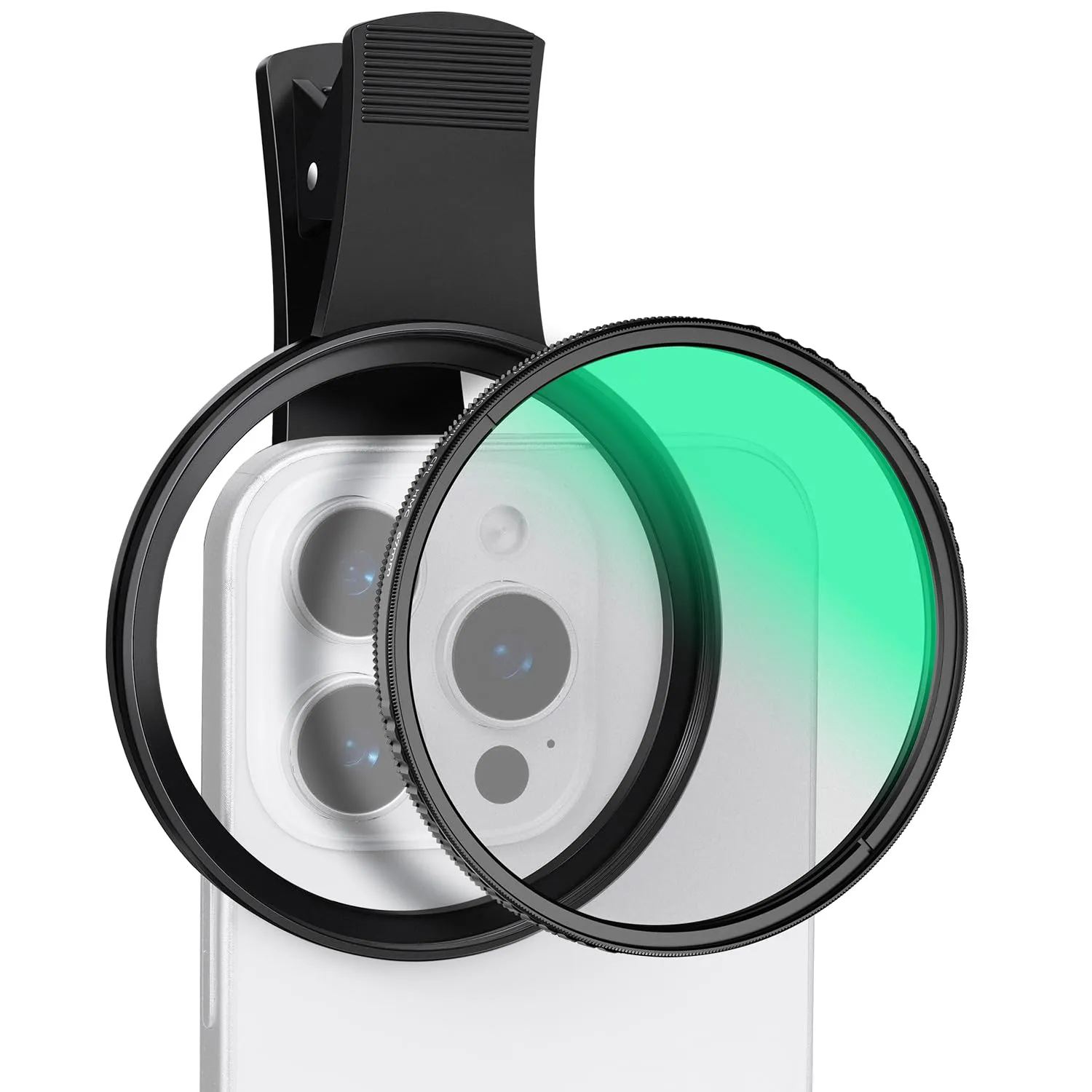 K&F Concept Black Mist 1/8 filtro smartphone 67mm con clip