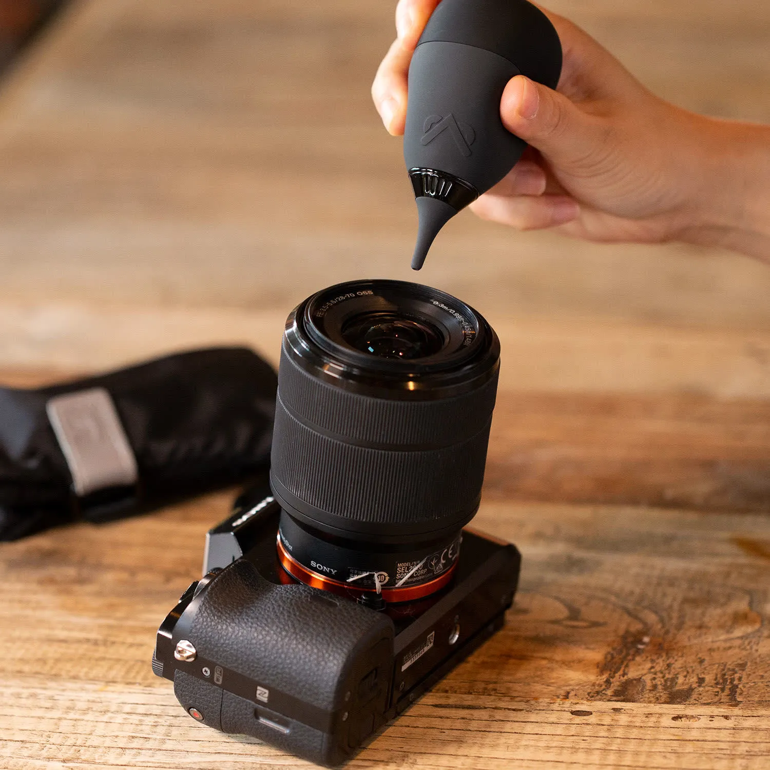 VSGO Tumbler Pompette aria foto Nero filtro antistatico
