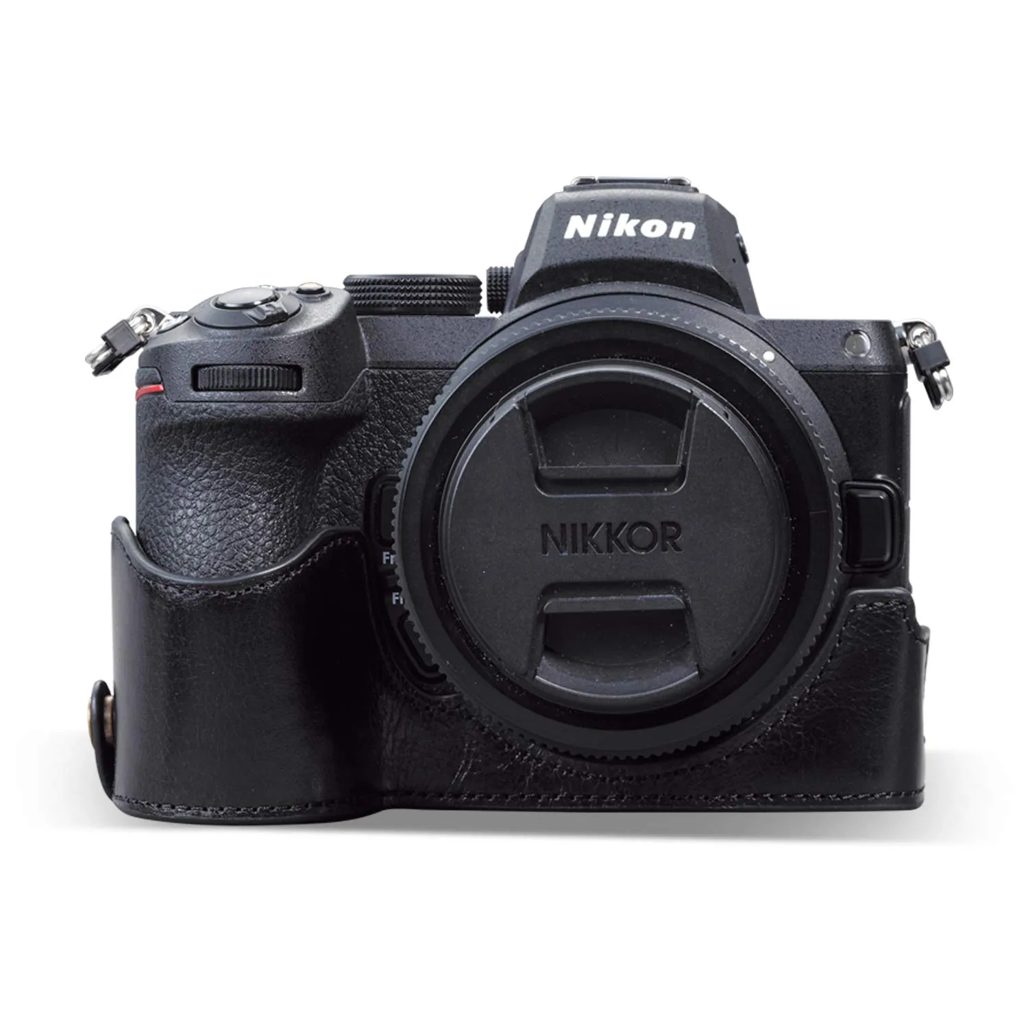 MegaGear Ever Ready Nikon Z5 custodia pelle marrone