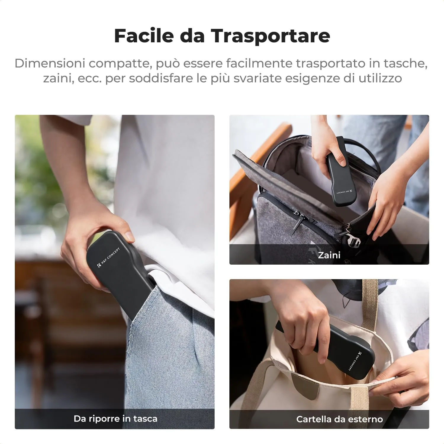 K&F Concept custodia protettiva DJI Osmo Pocket 3 ABS leggera