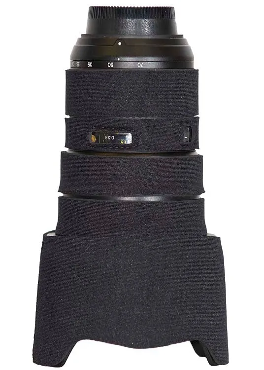 LensCoat Nikon 24-70mm cover nero Classic neoprene