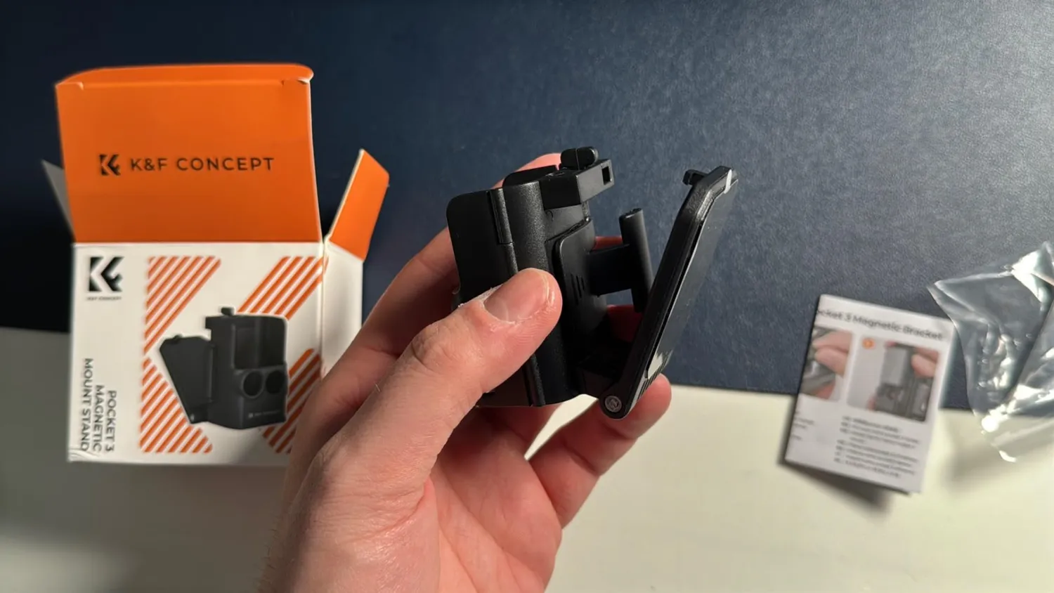 K&F Concept supporto magnetico Osmo Pocket 3 180°