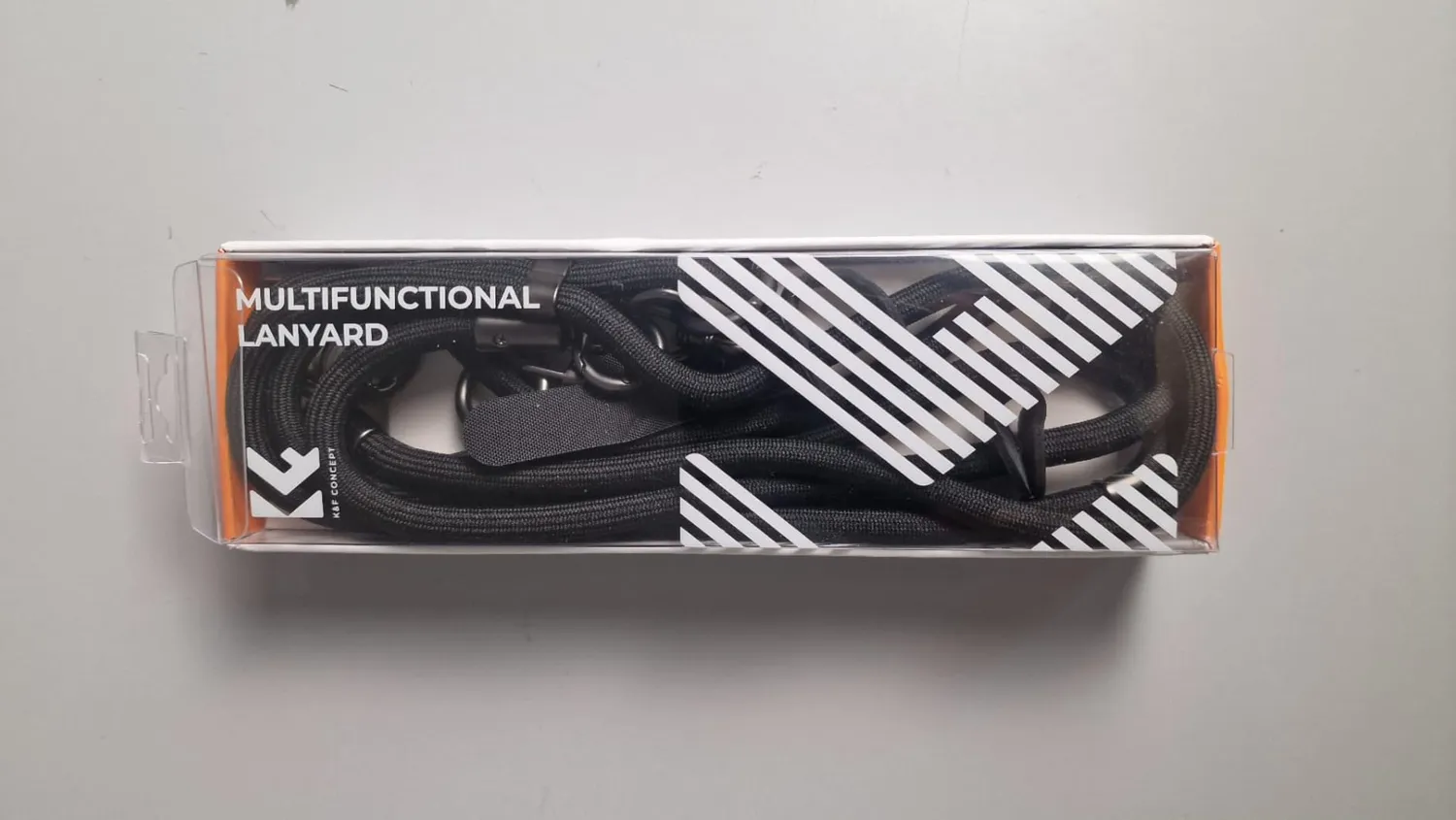 K&F Concept Cordino Tracolla Telefono 1/4" Nero regolabile