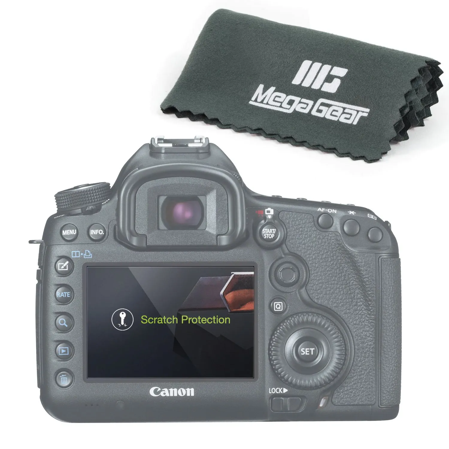 MegaGear MG120 Pellicola Vetro Canon EOS 100D/SL1 ant graffio