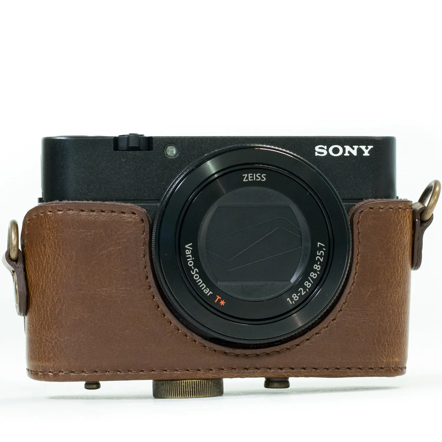 MegaGear MG600 custodia fotocamera Sony WX500 marrone scuro