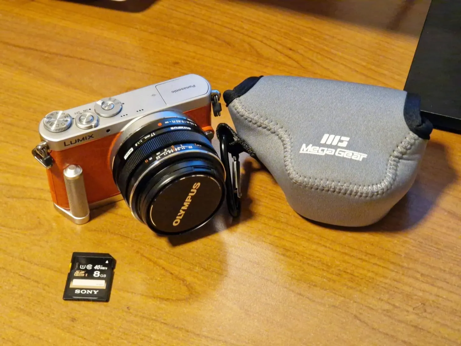 MegaGear custodia neoprene Panasonic GM1 12-32mm nera