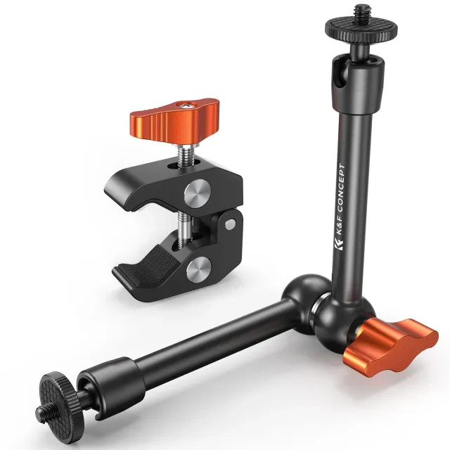 K&F Concept Braccio Magico 9.8" con Super Clamp 2kg