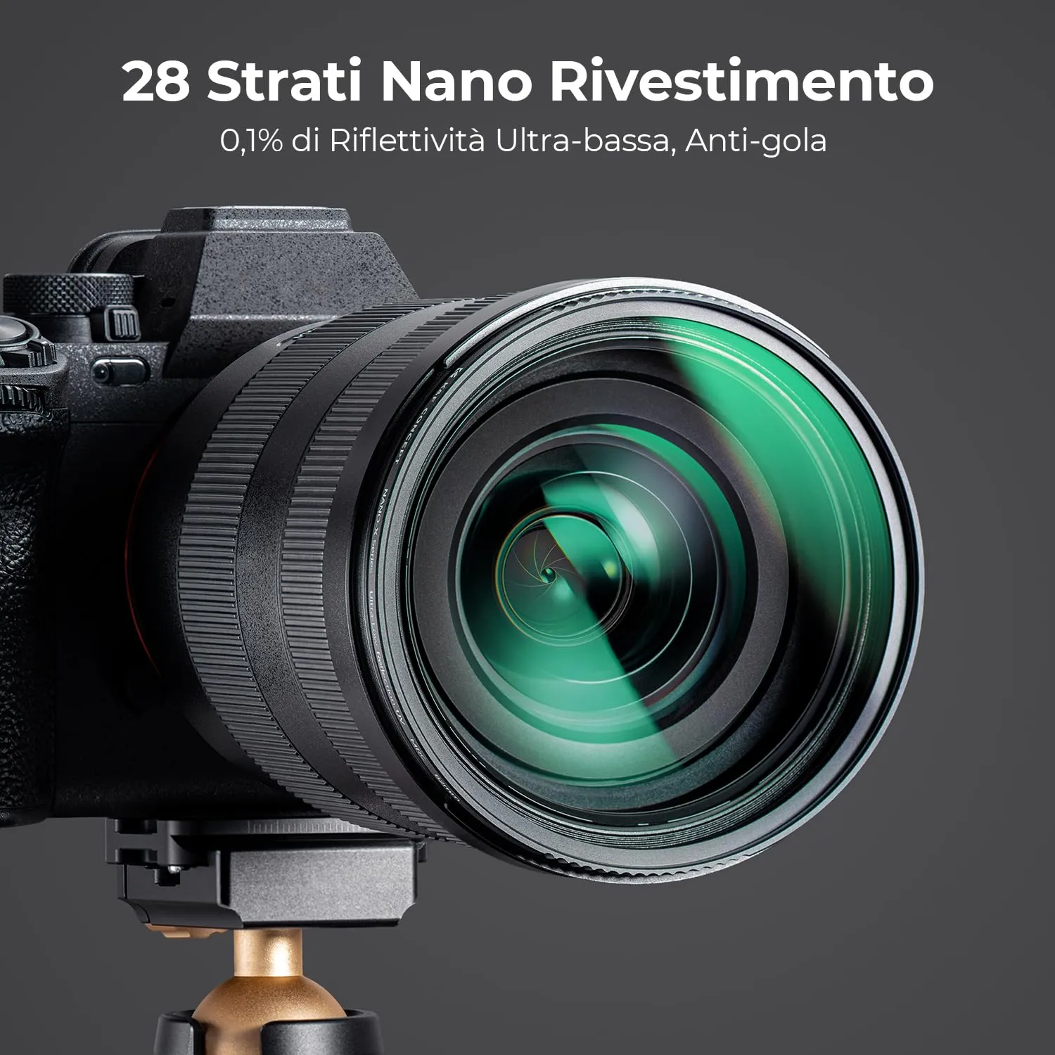 K&F Concept Nano-Xcel filtro UV 82mm ultra-bassa