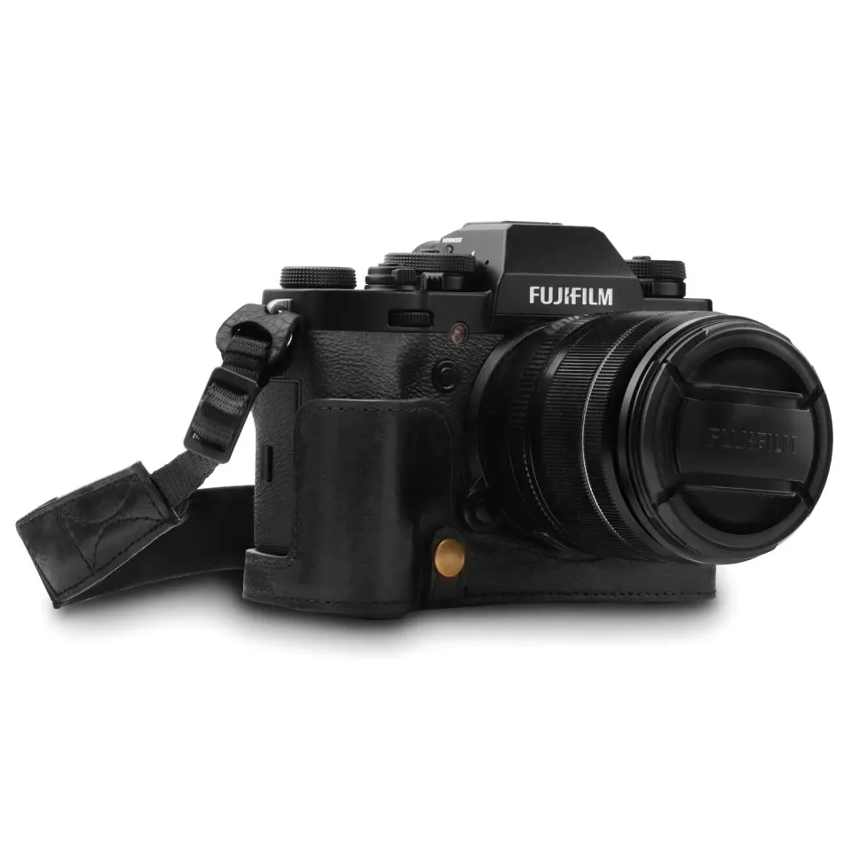 MegaGear Fujifilm X-T3 custodia vera pelle Ever Ready trasparente