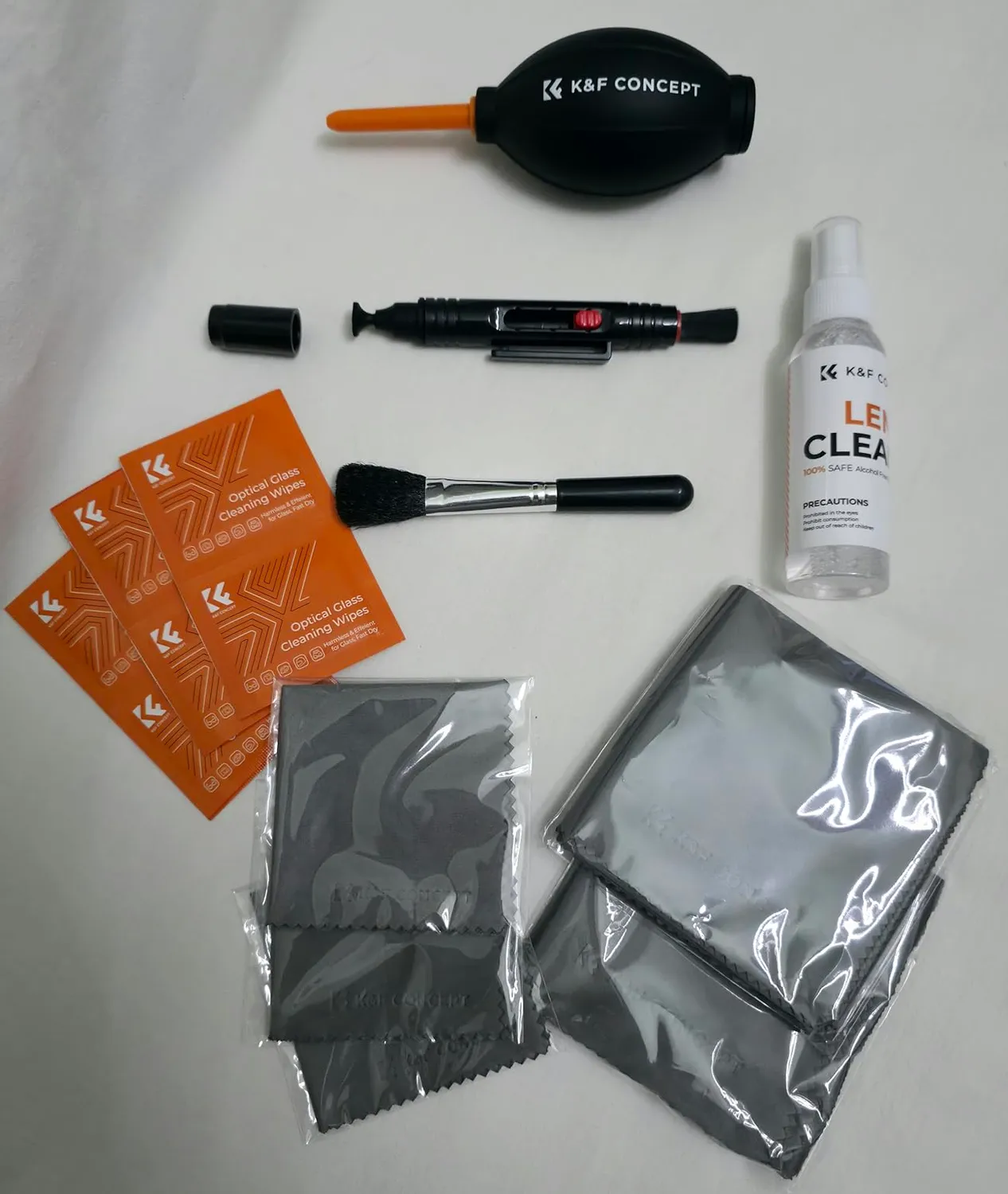 K&F Concept kit pulizia fotocamera 15in1 lenti