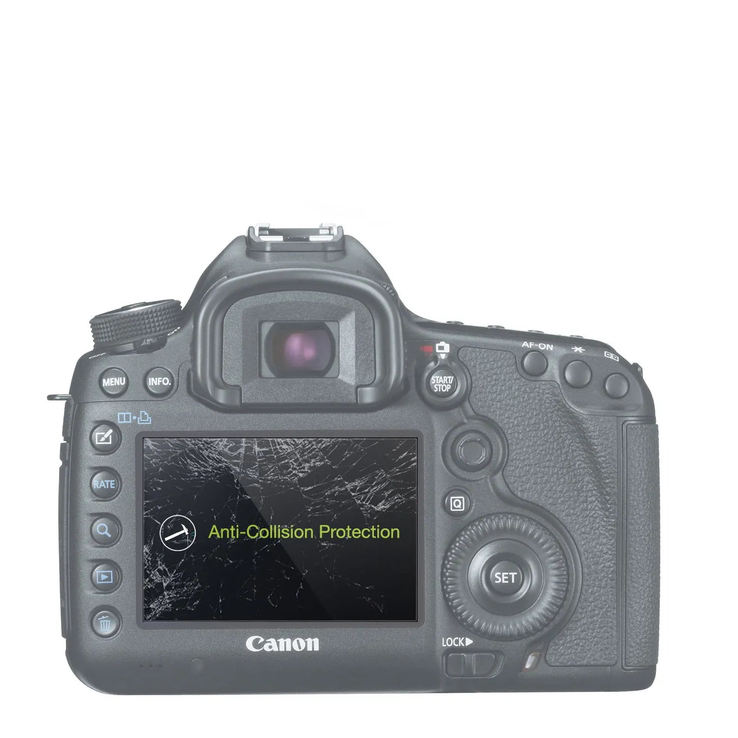 MegaGear MG124 Protezione Schermo LCD per Canon 5D 0,5 mm