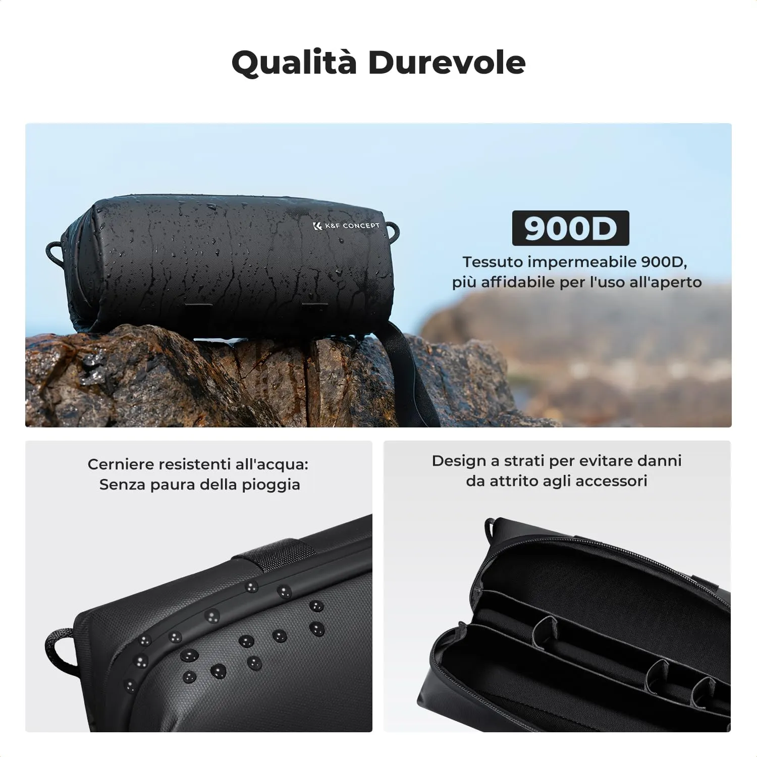 Concept borsa trasporto DJI Osmo Pocket 3/4 Creator nera