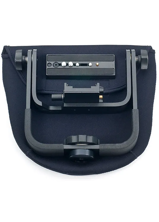 LensCoat pouch Manfrotto 393 testa gimbal nero neoprene