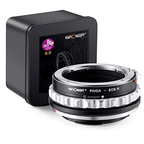 K&F Concept PK/DA-EOS R adattatore Pentax K-Canon RF manuale