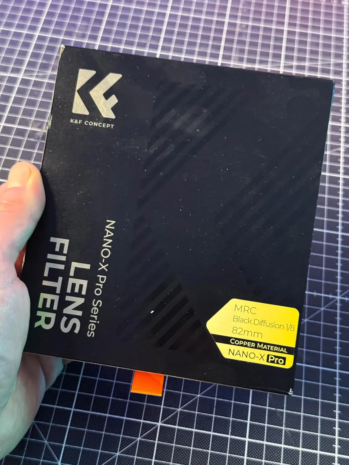 K&F Concept Nano-Xcel Pro 67mm filtro Black-Mist 1/8 ottone