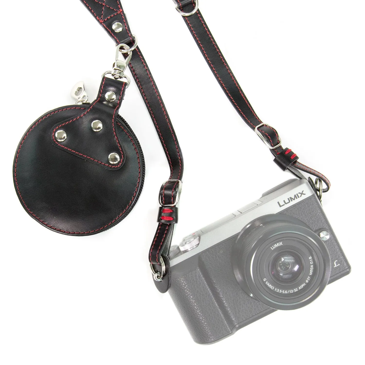 MegaGear MG925 cinghia polso pelle reflex marrone scuro