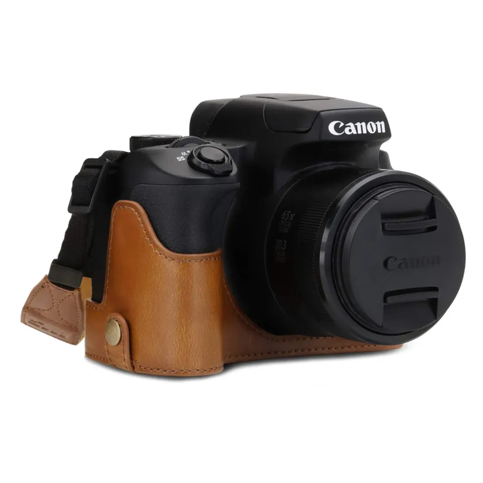 MegaGear Ever Ready SX70 HS custodia mezza ecopelle Canon