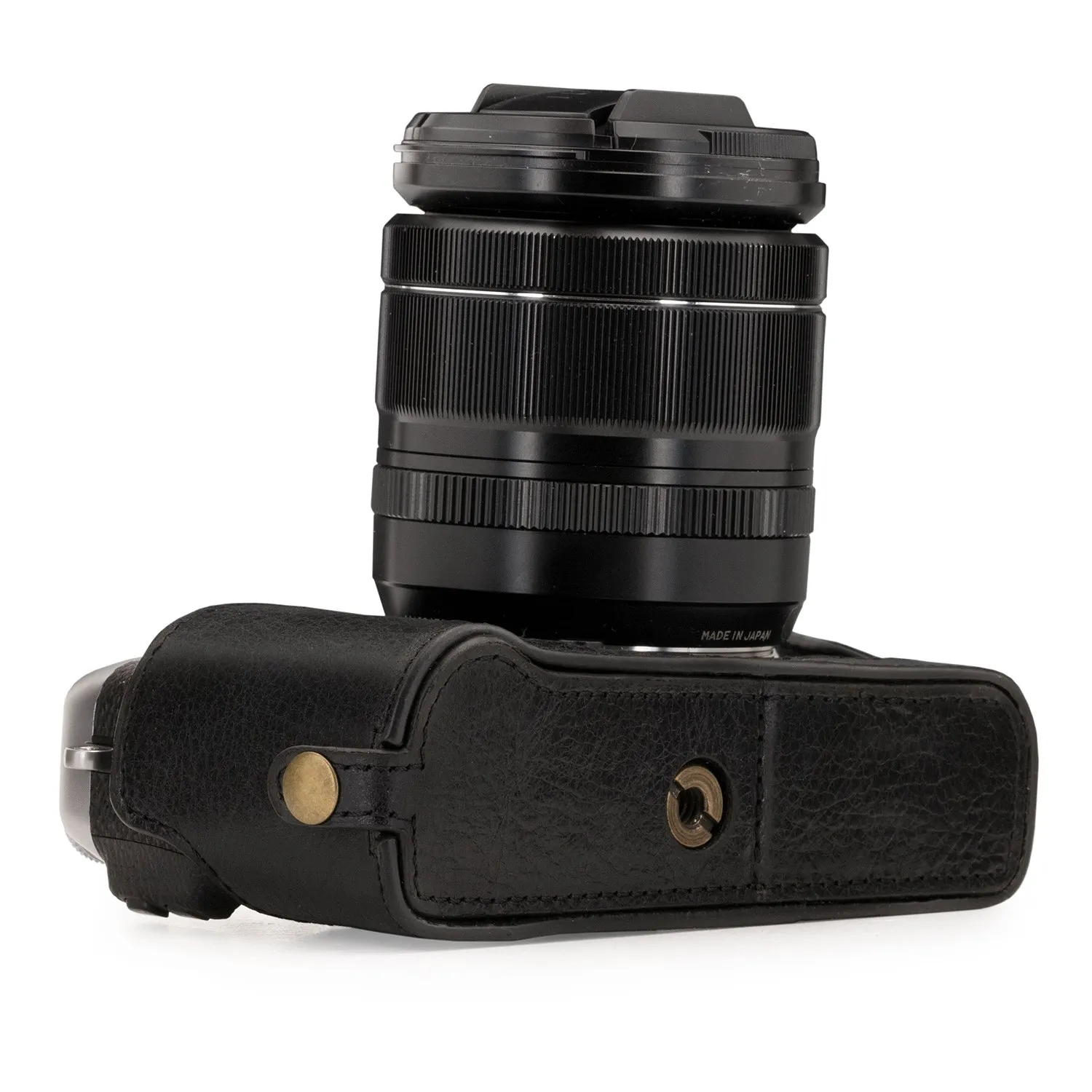 MegaGear MG1342 Custodia Mezza Pelle Fujifilm X-E3 Nera