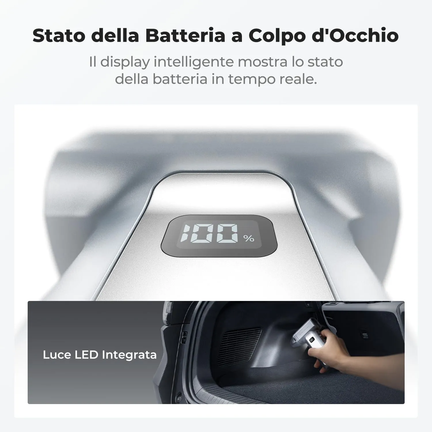 K&F Concept Soffiatore Aria Compressa Elettrico 130K LED