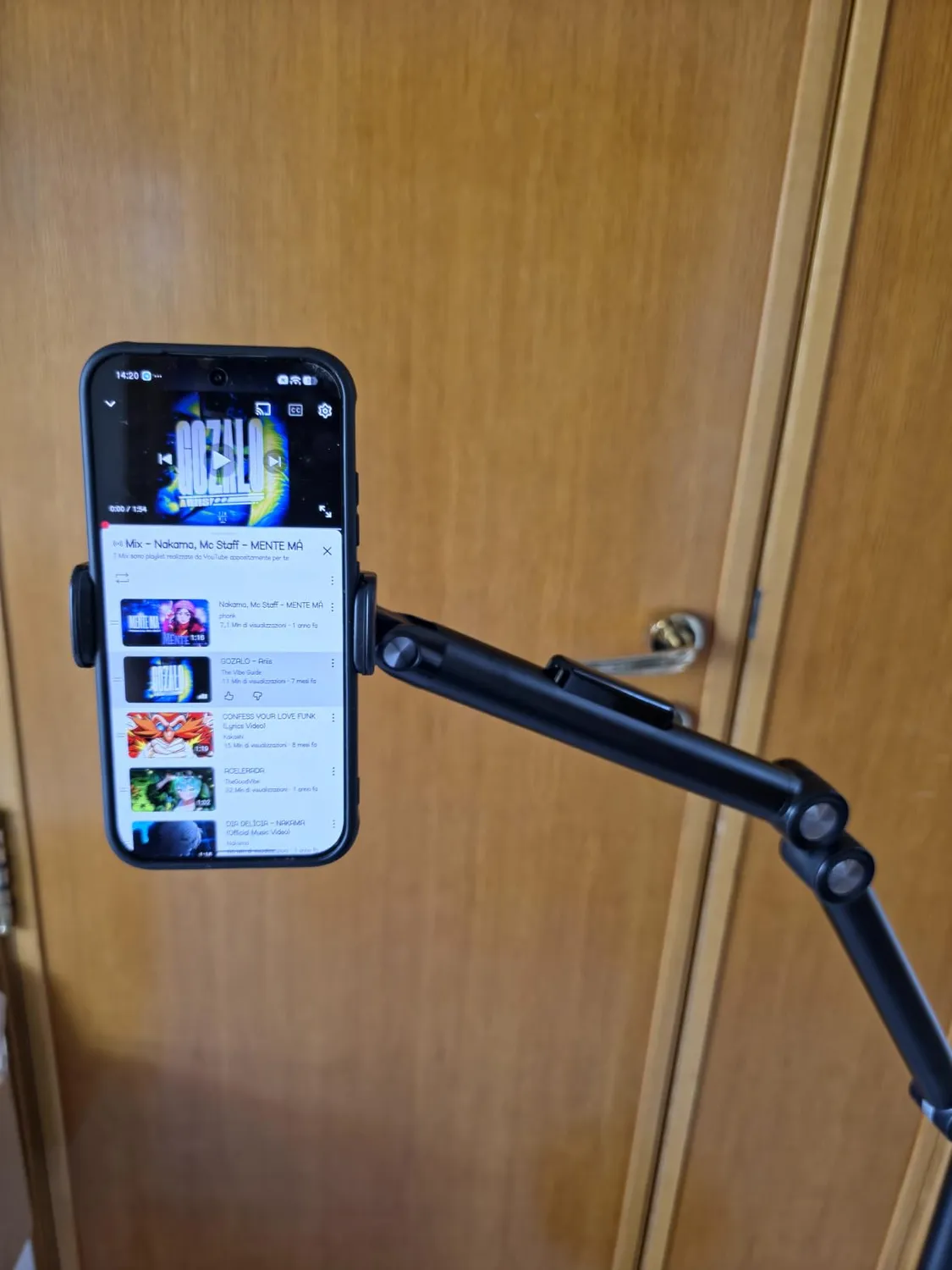 K&F Concept supporto pavimento tablet telefono regolabile