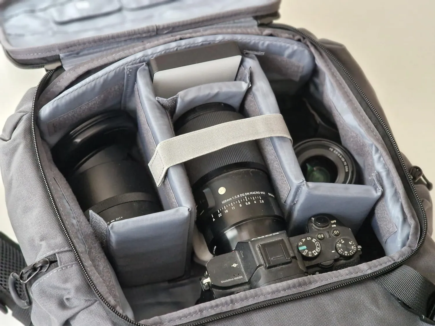 K&F Concept Zaino Fotocamera Nero 25L