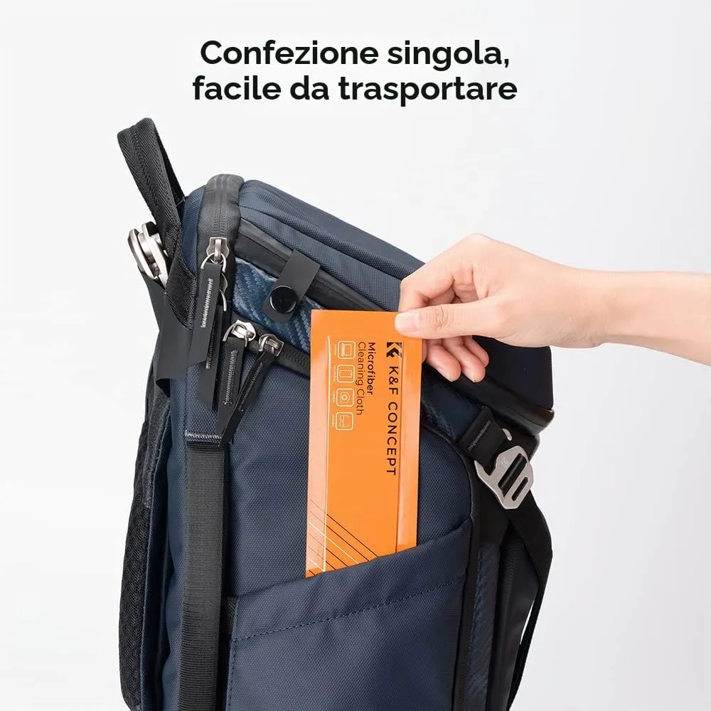 K&F Concept Panni Microfibra 15x15cm 10 Pezzi