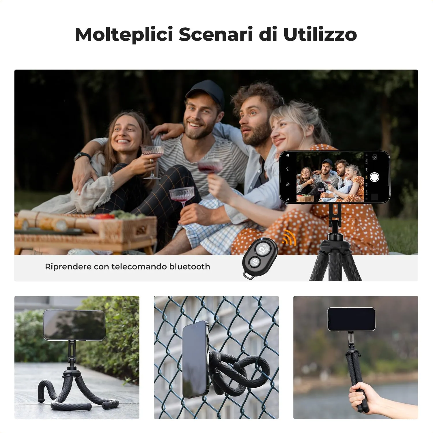 K&F Concept mini treppiede magnetico smartphone MagSafe