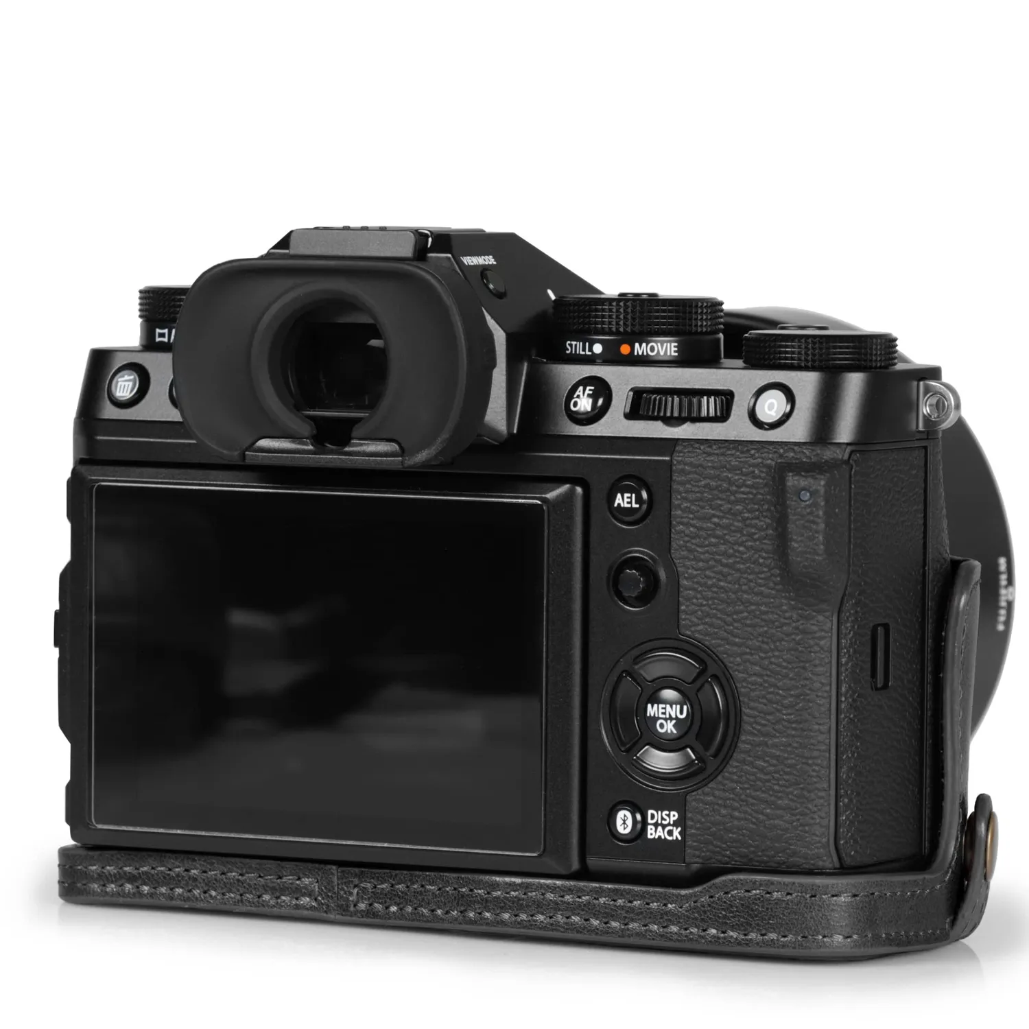 MegaGear custodia fotocamera Fujifilm X-T5 nero vera pelle