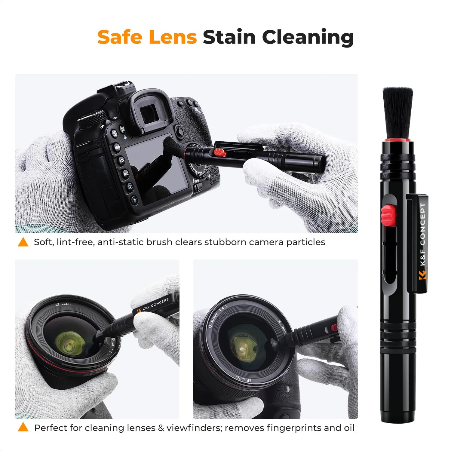 K&F Concept Kit Pulizia Fotocamera 10 in 1