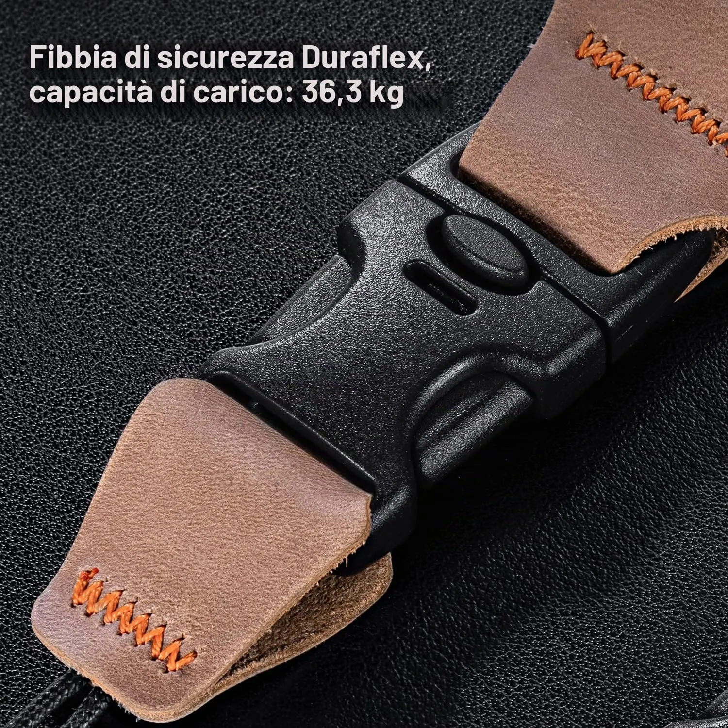 K&F Concept Tracolla Fotocamera 32 Mm Grigio Regolabile