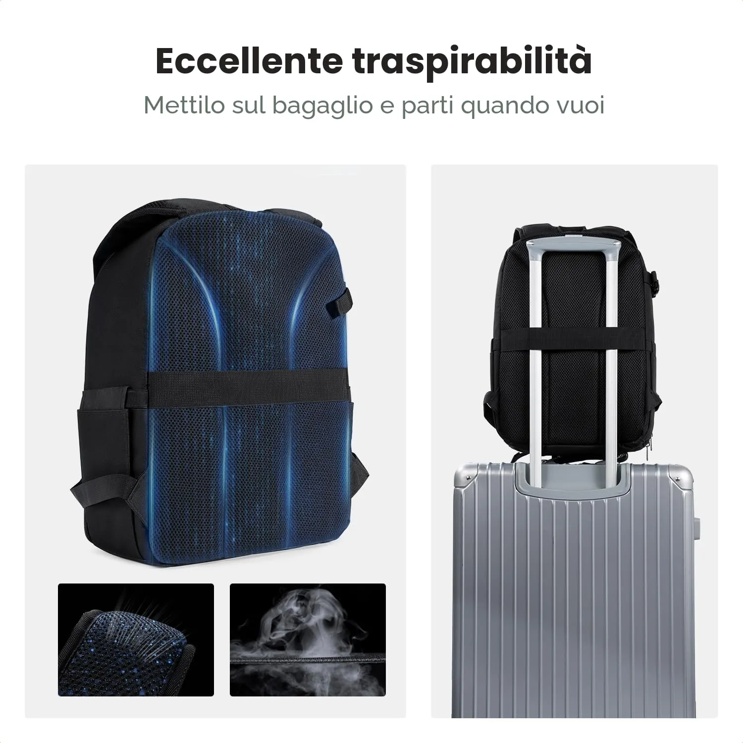 K&F Concept zaino foto 13L nero impermeabile
