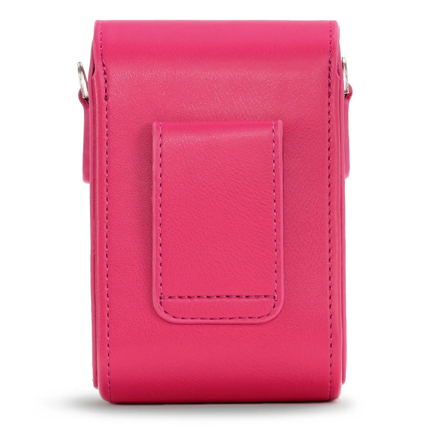 MegaGear MG1254 Custodia Fotocamera Rosa ecopelle