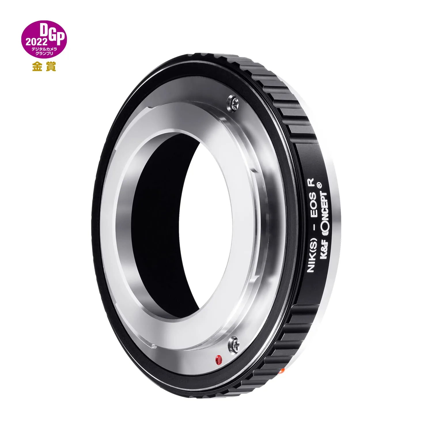 K&F Concept adattatore NIK(S)-EOS R manuale nero opaco
