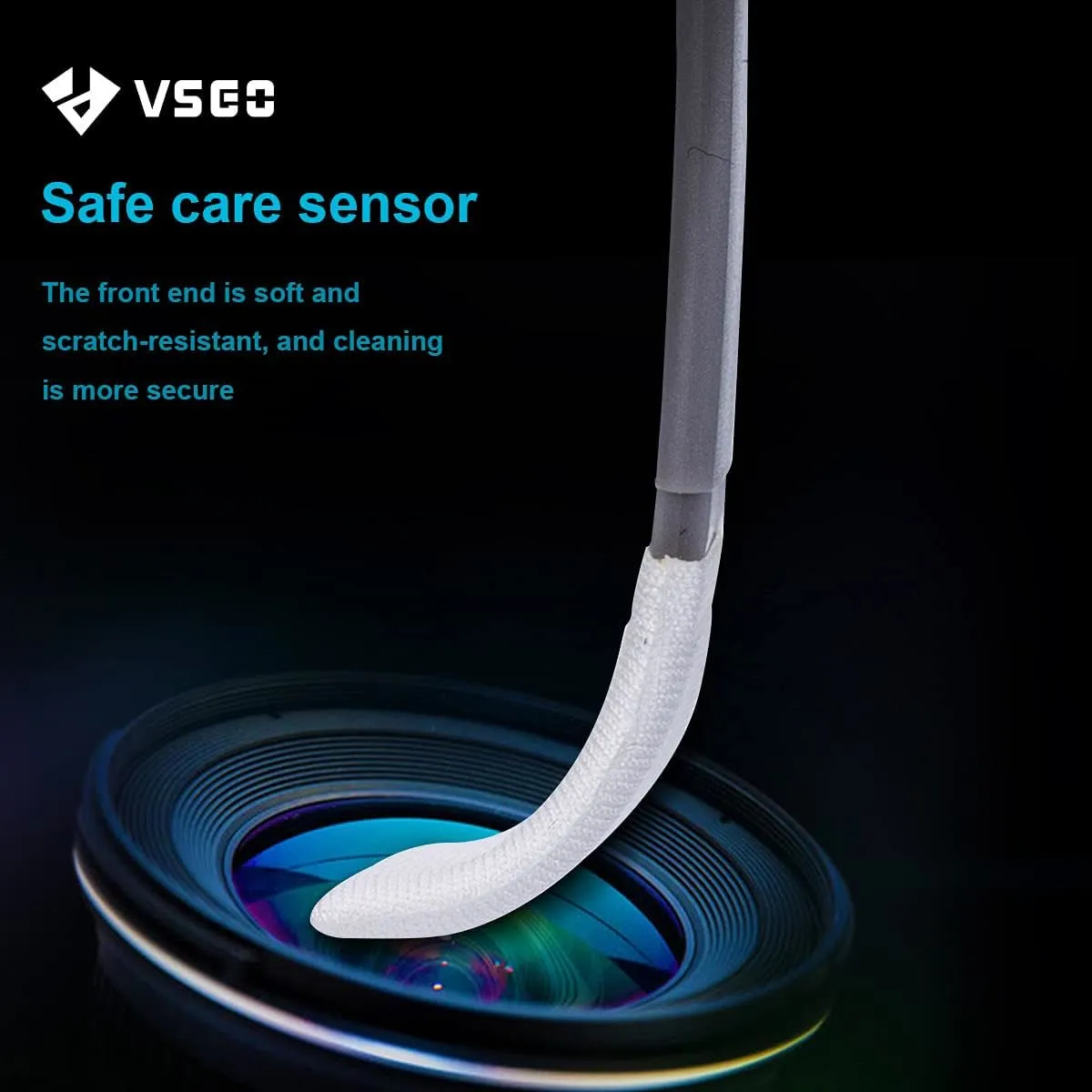 VSGO V-S02E kit pulizia sensore APS-C 12 pezzi delicato