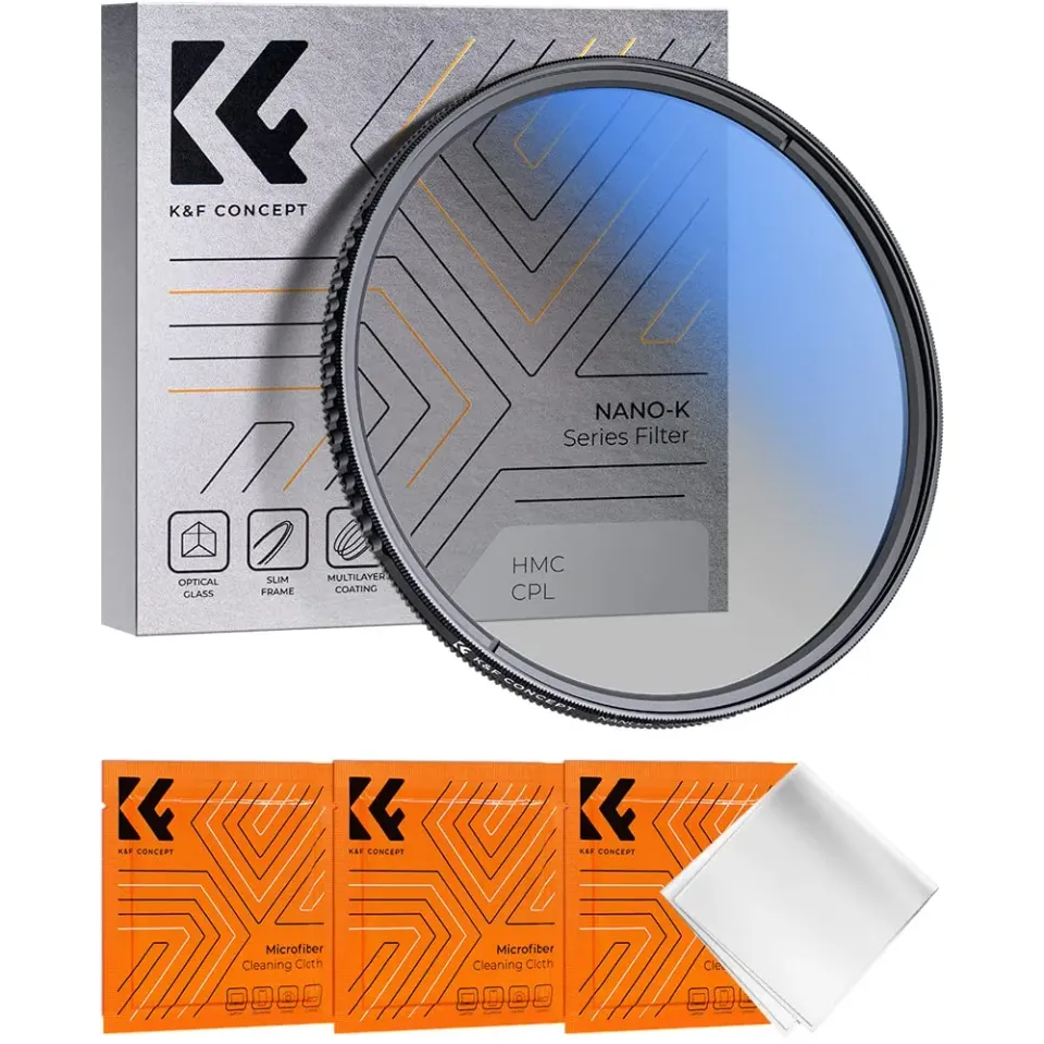 K&F Concept Nano-Klear filtro CPL 82mm polarizzatore