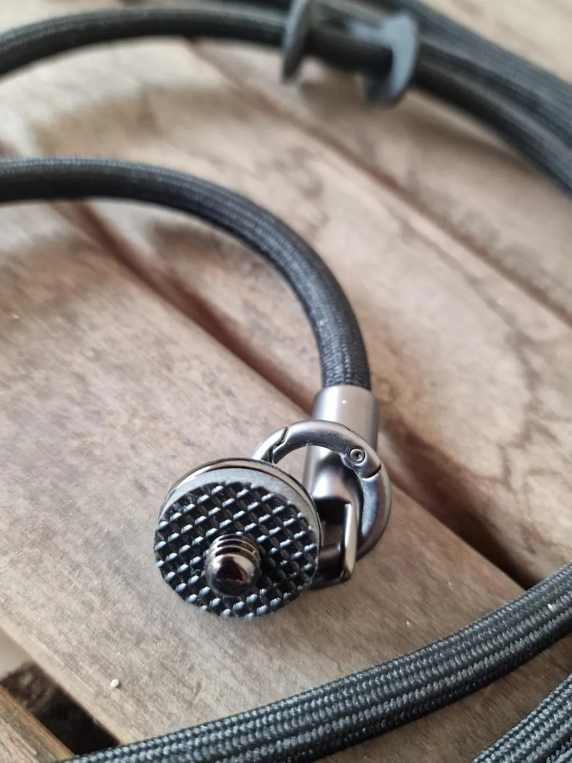 K&F Concept Cordino Tracolla Telefono 1/4" Nero regolabile
