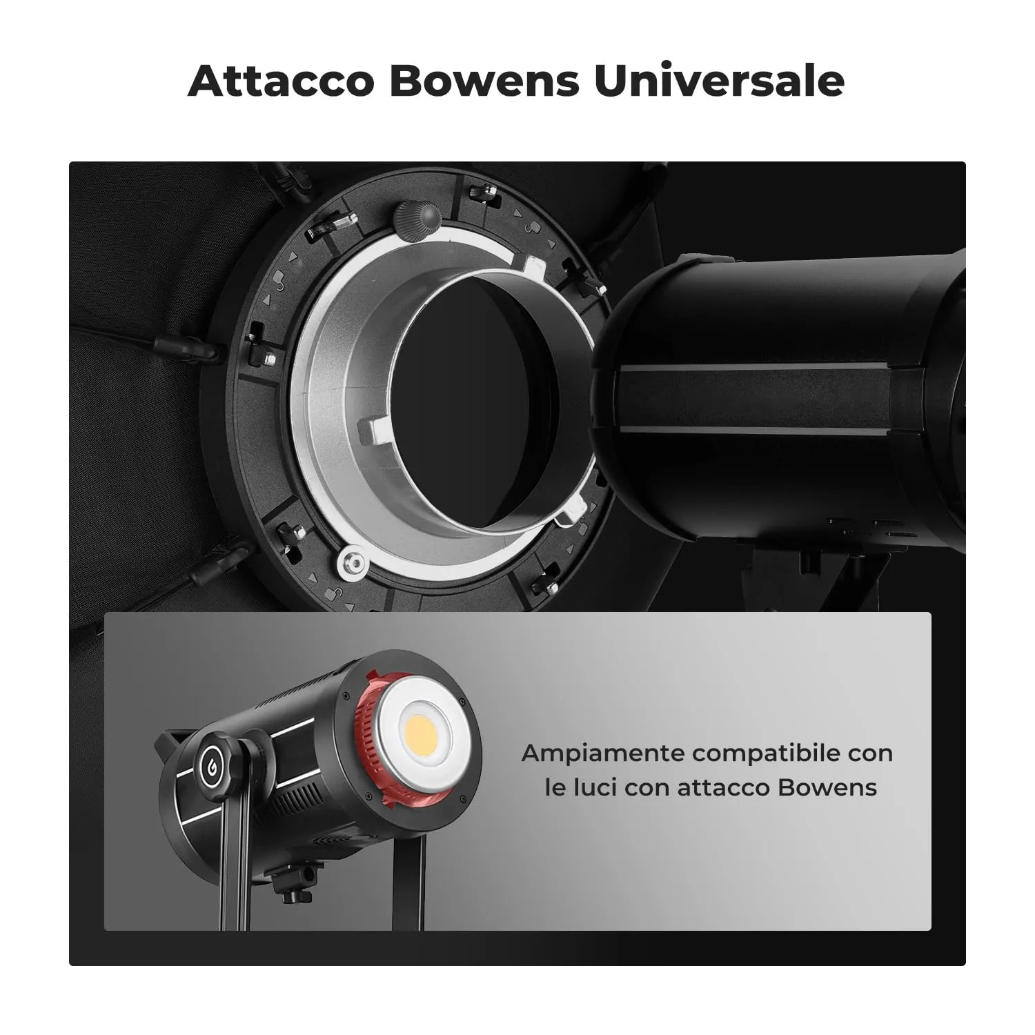 Concept Softbox Parabolico 55cm Bowens con Griglia