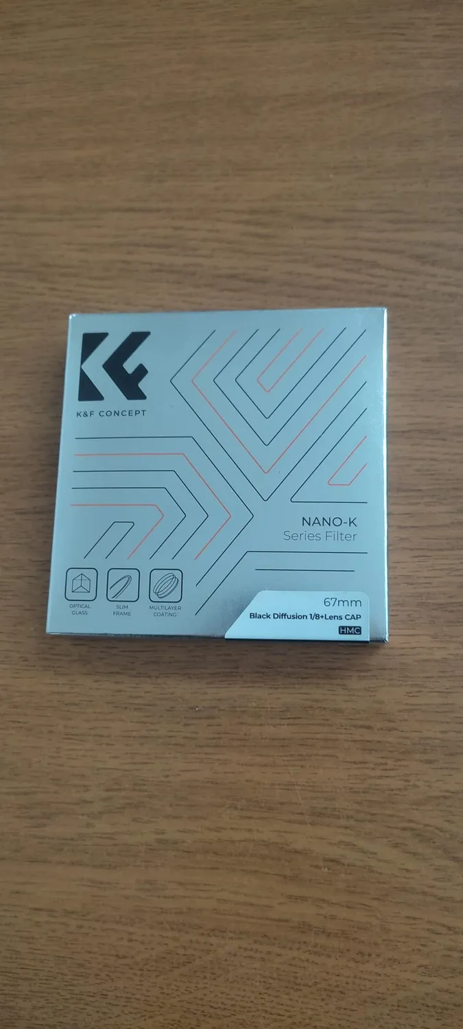 K&F Concept Nano-Klear Black Mist 1/8 Filtro 67mm Diffusione