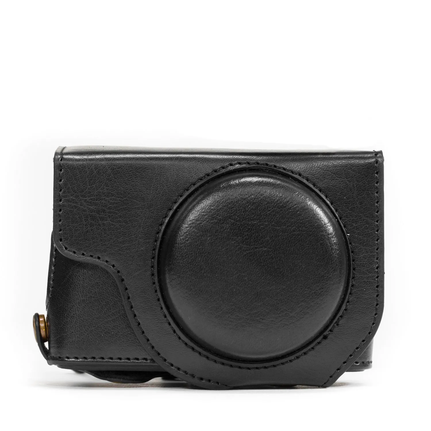 MegaGear MG1132 custodia pelle Lumix LX10 nero compatta