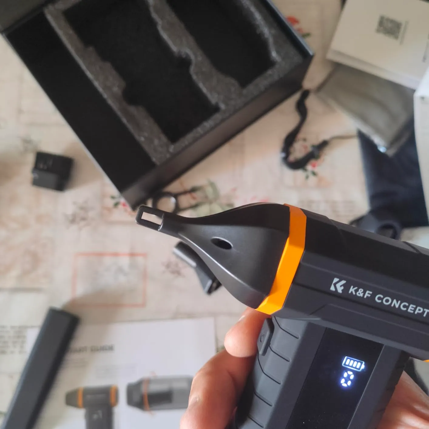 K&F Concept 2in1 soffiatore aspiratore elettrico 350000RPM
