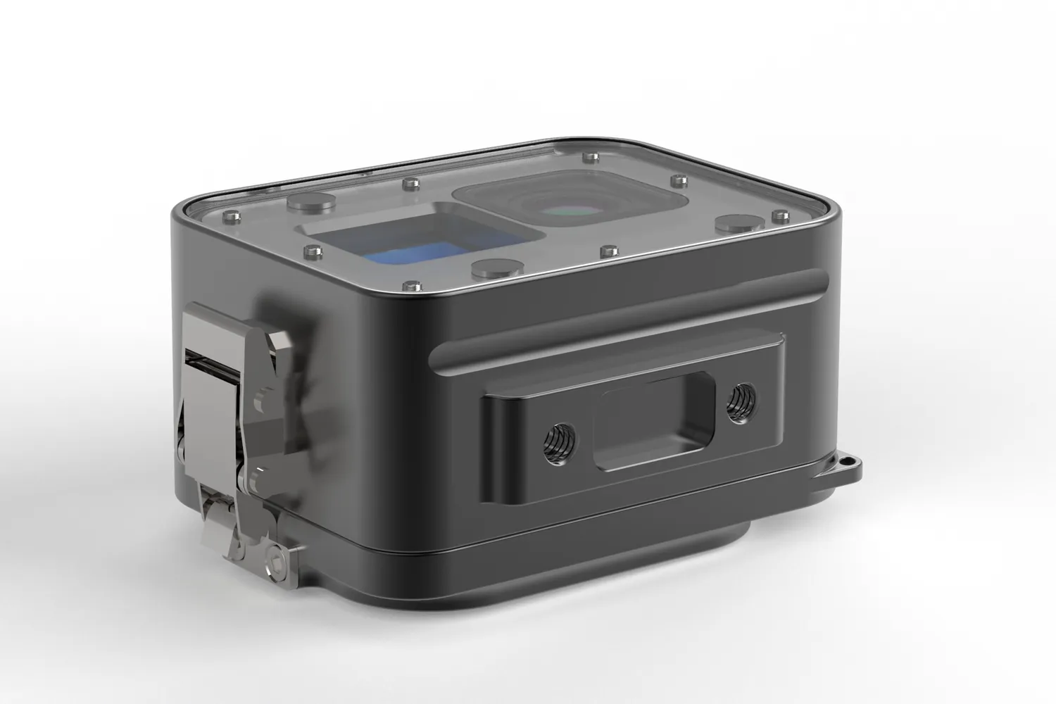 T-Housing Custodia Alluminio 250m per GoPro Hero 9-13 black