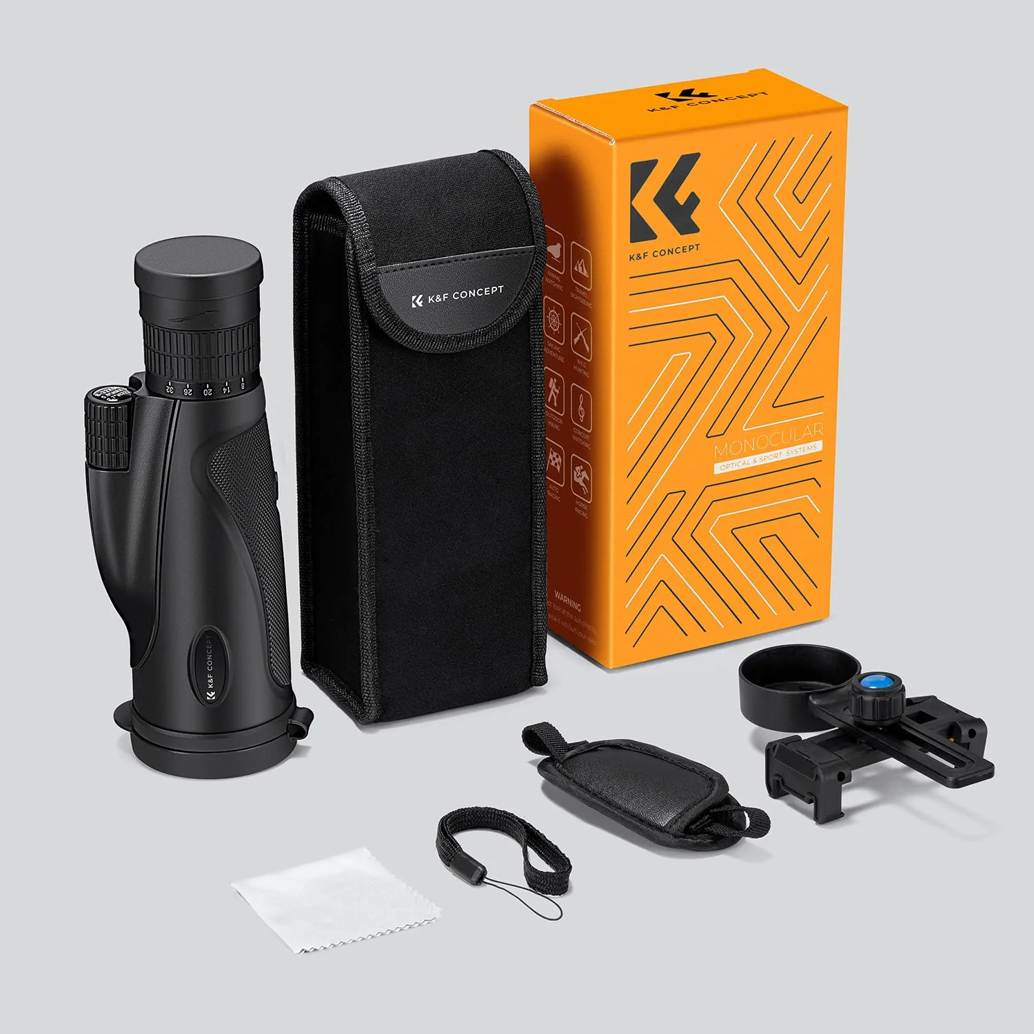 K&F Concept 8-32X50 monocolo zoom IP66 BAK4