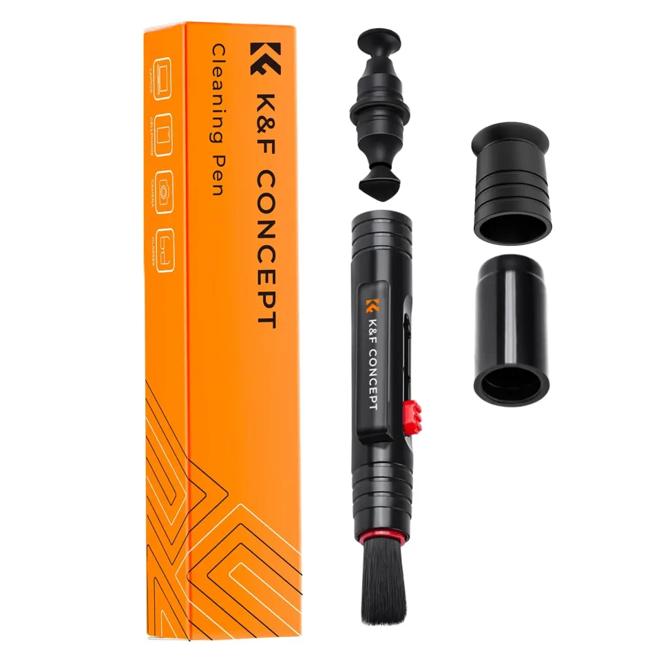 K&F Concept Penna Pulizia Lenti Carbonio spazzola