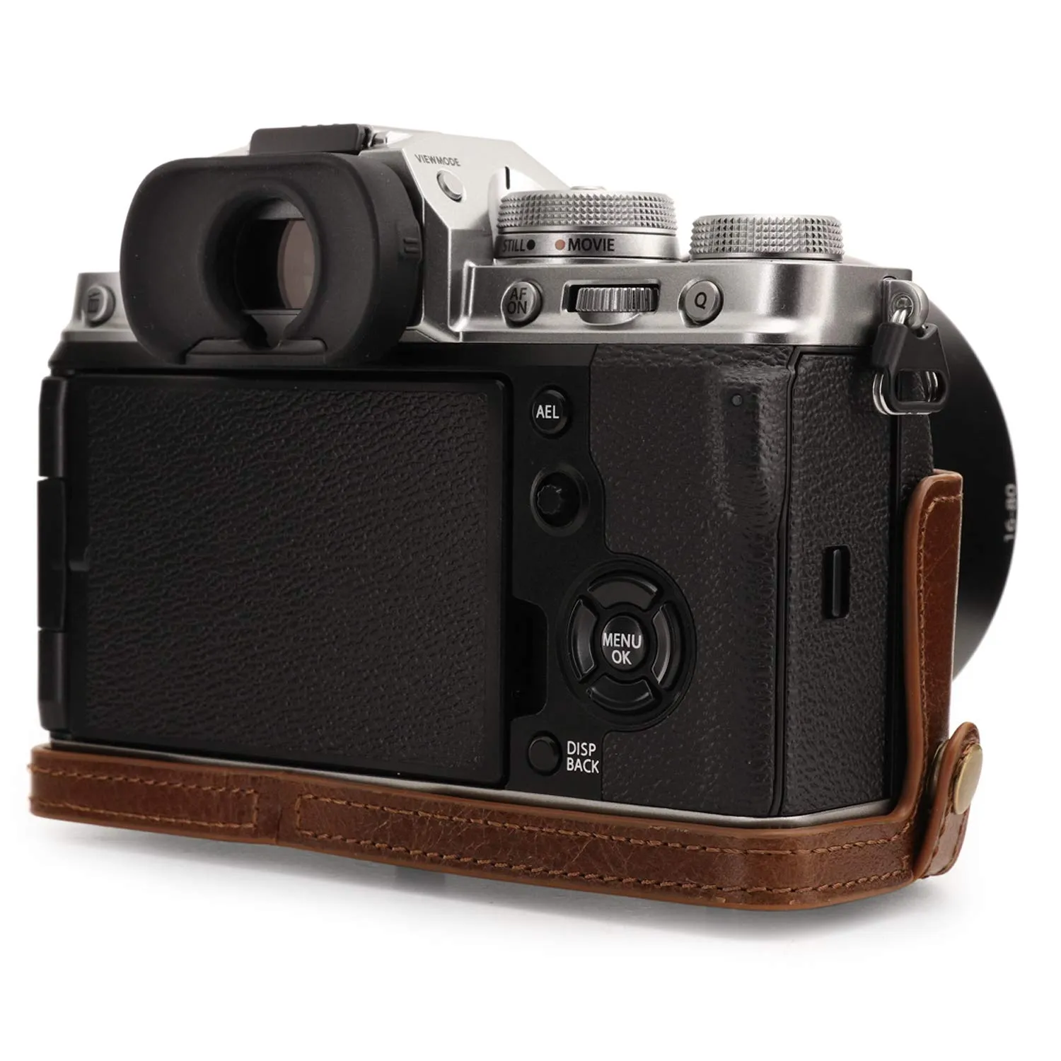 MegaGear Ever Ready MG1922 Custodia Pelle X-T4 Marrone