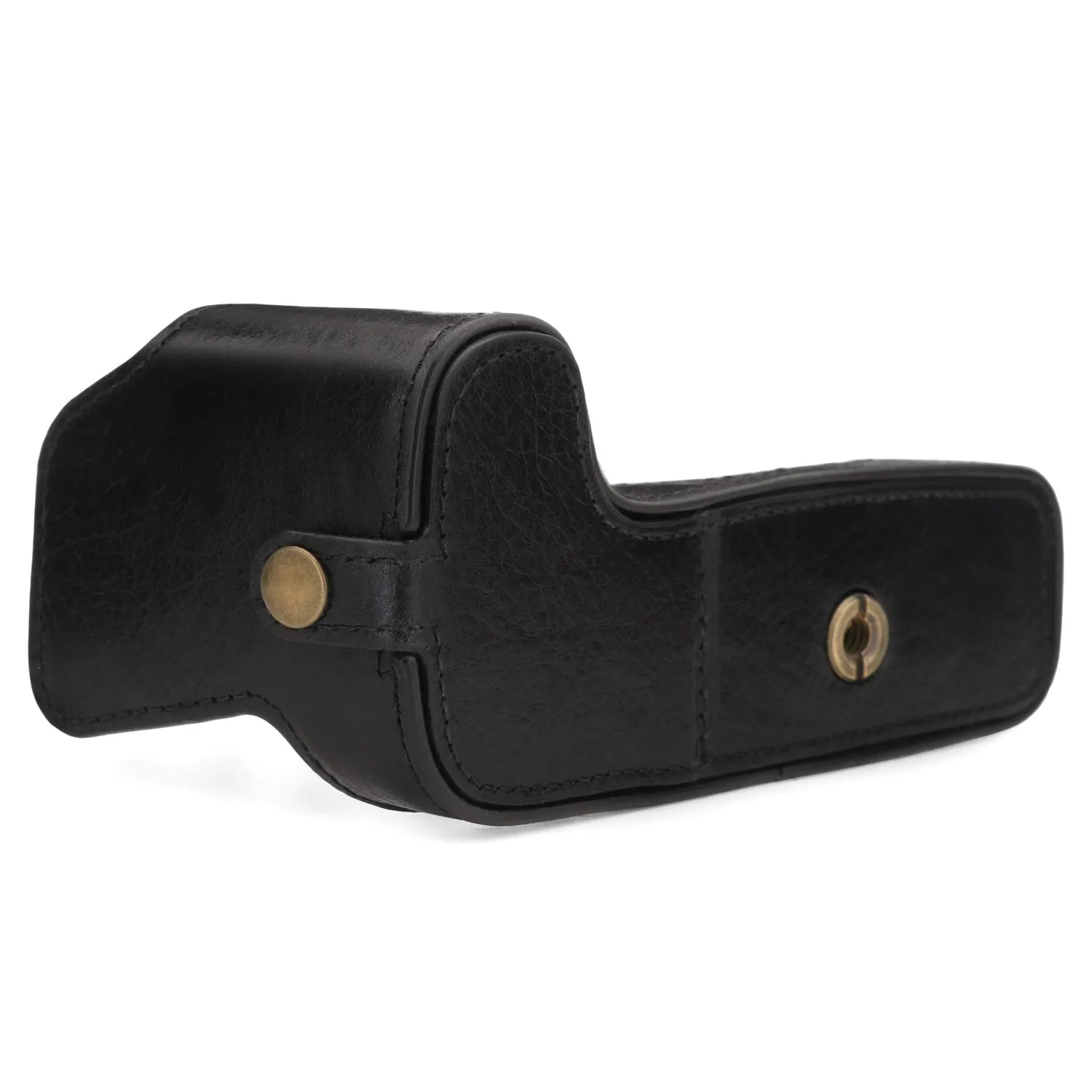 MegaGear custodia vera pelle Canon EOS RP nera ever ready