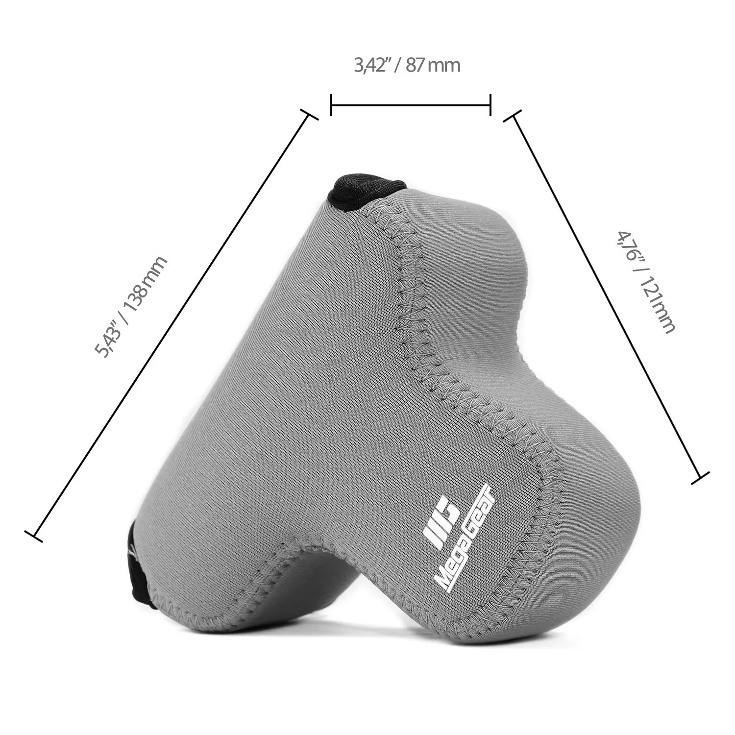 MegaGear MG1005 Custodia Neoprene Fujifilm X-A Grigia