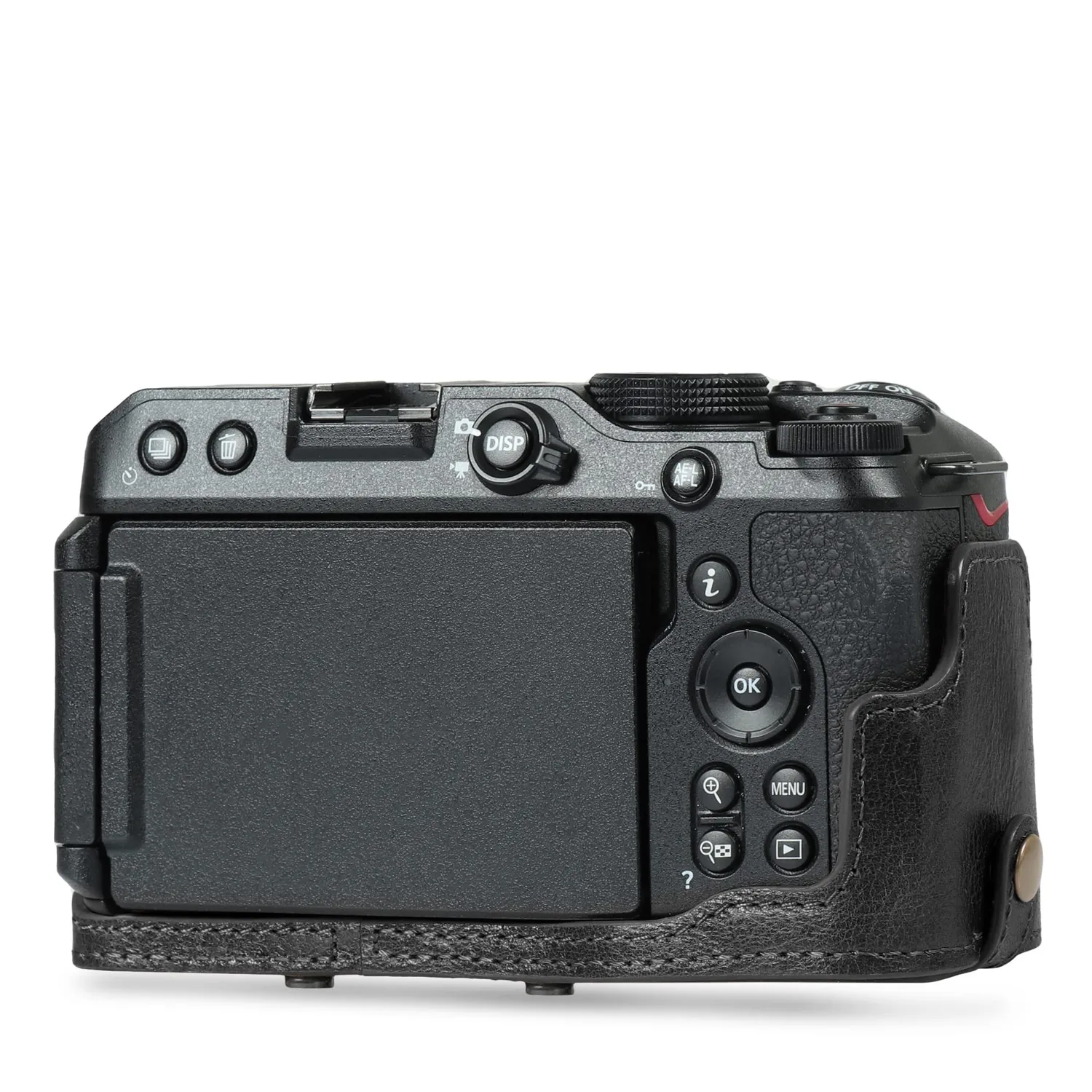 MegaGear custodia Nikon Z30 nera vera pelle