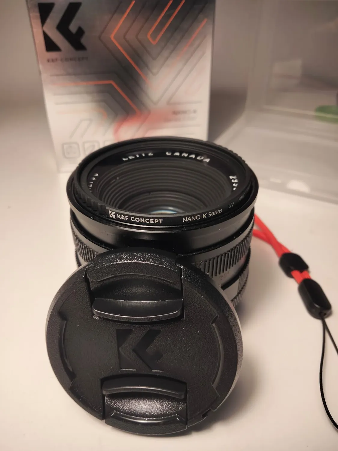K&F Concept Nano-Klear filtro UV 82mm con tappo